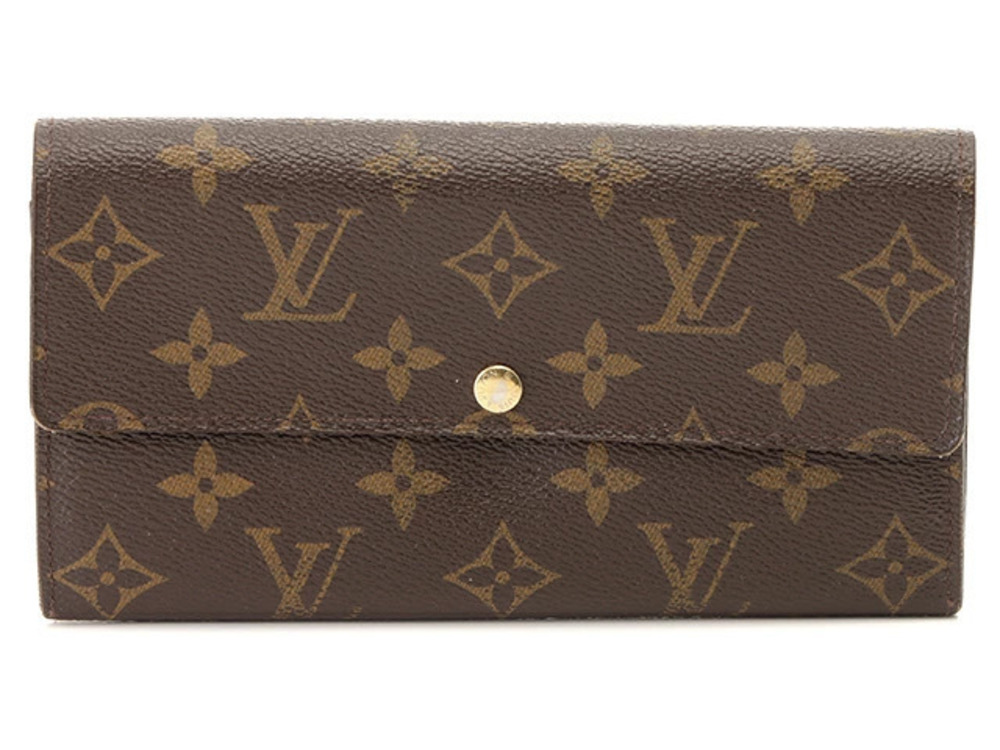 LOUIS VUITTON Portefeuille Sarah Long Wallet Monogram